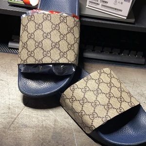 Custom Vans Slides GG size 10 Mens